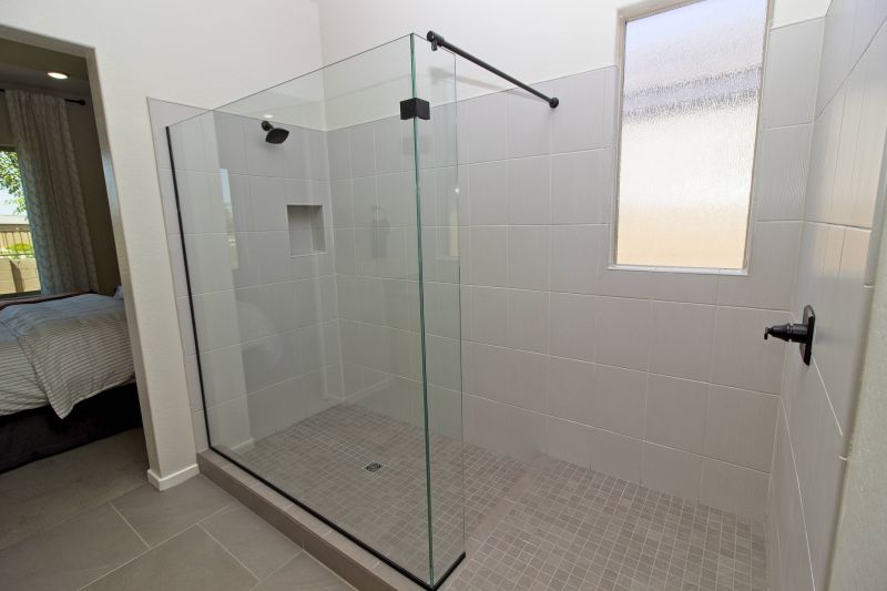 Open-Concept Shower Space